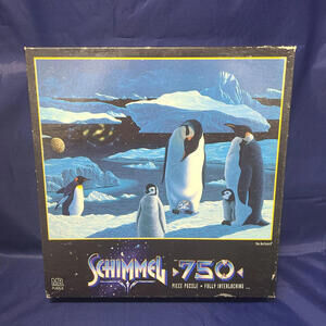 The Nurturers Penguins Schimmel 750 PC Puzzle, Sealed, Vintage 1996, MB